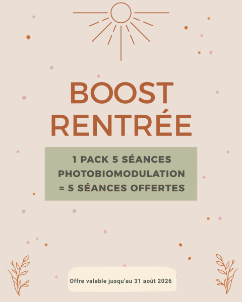 Offre boost rentrée